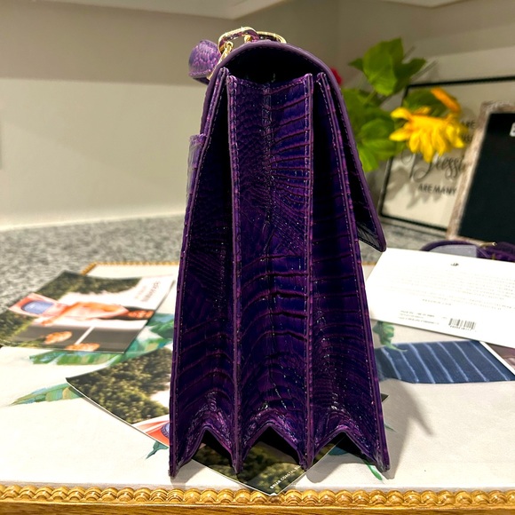 Brahmin Royal Purple Hallie - Picture 13 of 16